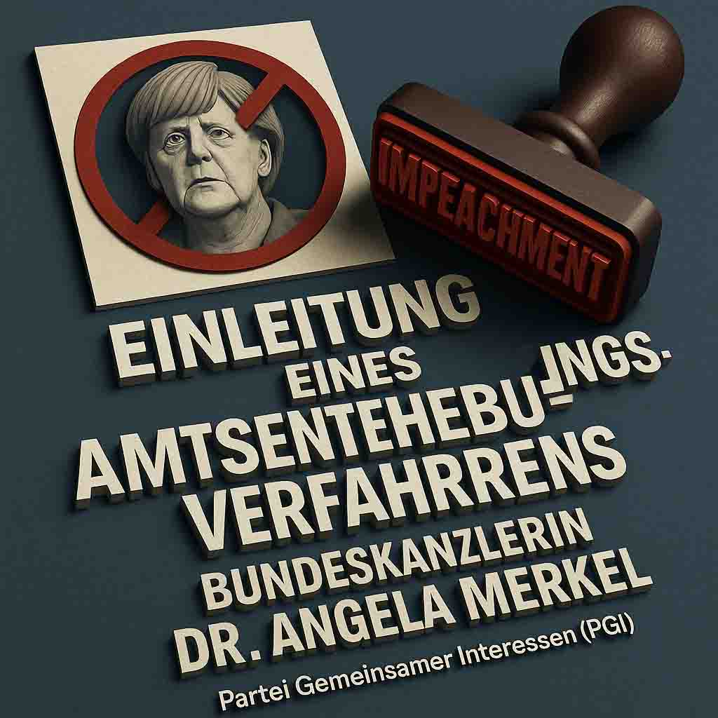 Amtsenthebungsverfahren Merkel